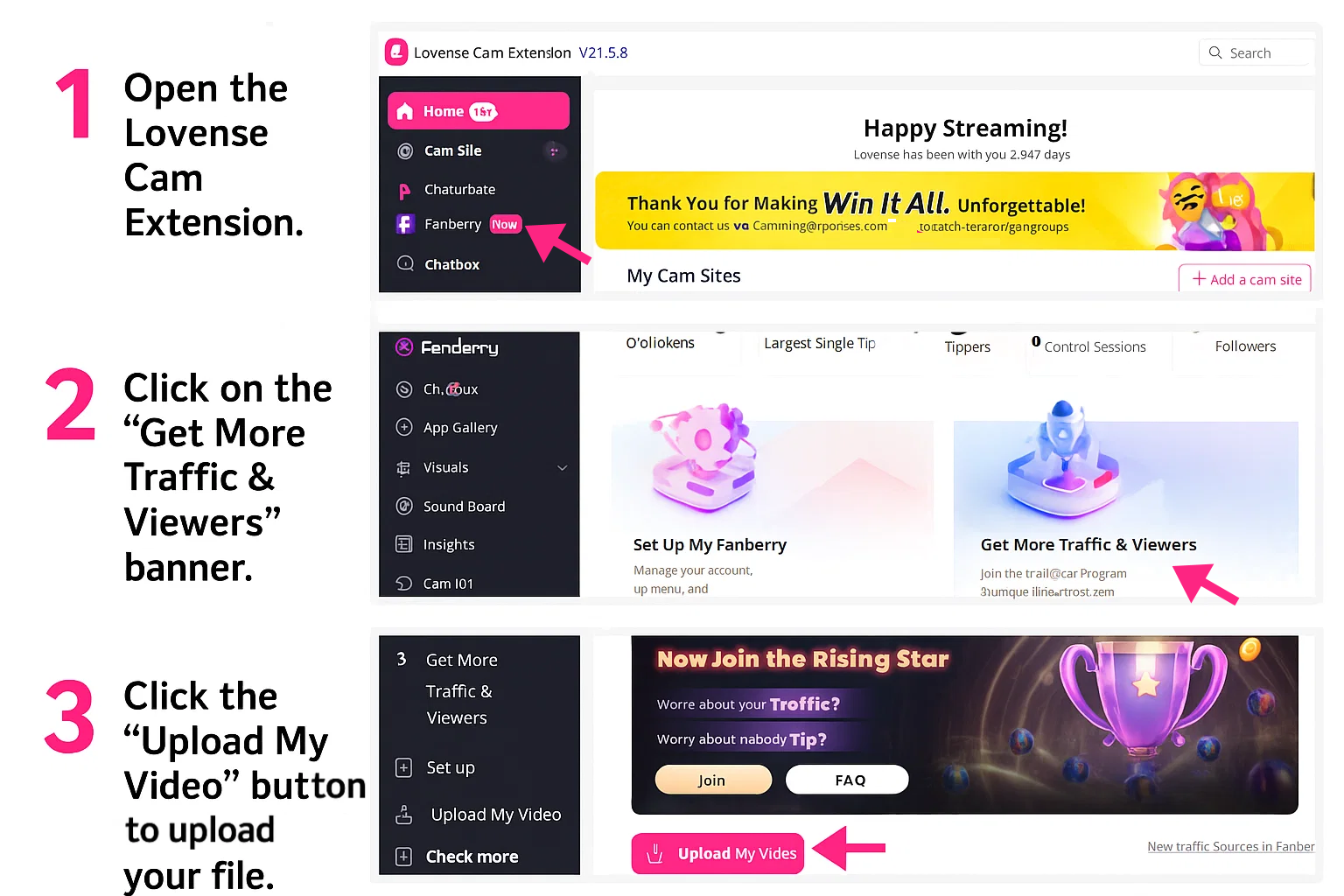 Upload Instructions